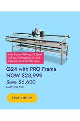 Bernina Q-Series: Q24, Longarm Quilting Machine